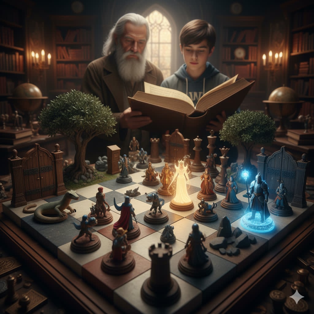 Chess mnemonic illustration